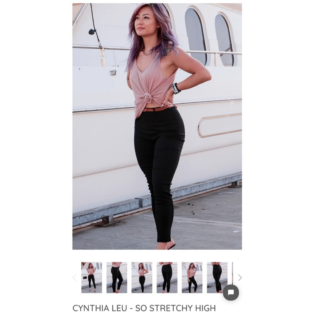 Cynthia Leu So Stretchy High Pants